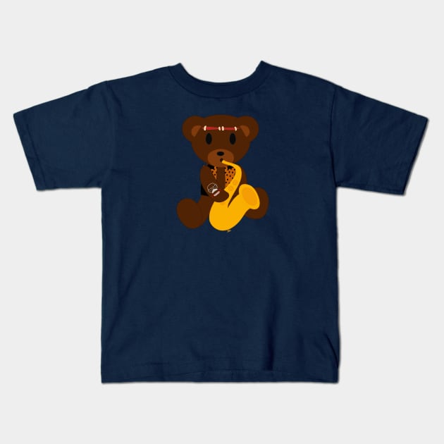 Eddie's Teddy Kids T-Shirt by SpectreSparkC